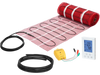 VEVOR 70 sqft Self-Adhesive Mesh Floor Heating Mat System, 120V Electric Radiant Heated Floor System, with Smart Control Thermostat & Alarm, Easy Installation for Tile, Stone, Vinyl