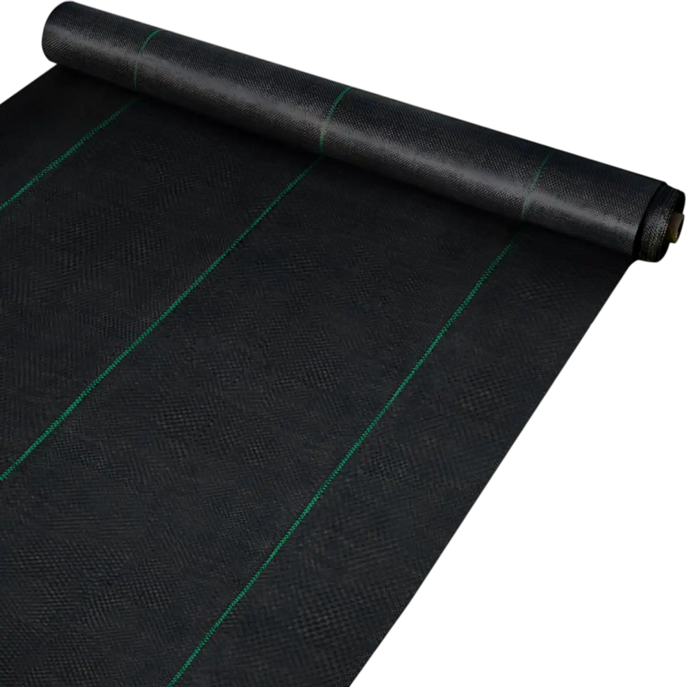 VEVOR 6.5FTx300FT Premium Weed Barrier Fabric Heavy Duty 3.2OZ, Woven Weed Control Fabric, High Permeability Good for Flower Bed, Geotextile Fabric for Underlayment, Polyethylene Ground Cover