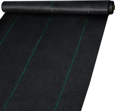 VEVOR Weed Control Fabric 6ft x 300ft - Geo Textile Fabric Heavy Duty - Woven Ground Cover for Commercial Greenhouse, Yard, Garden Barrier Cloth Blocker Mat