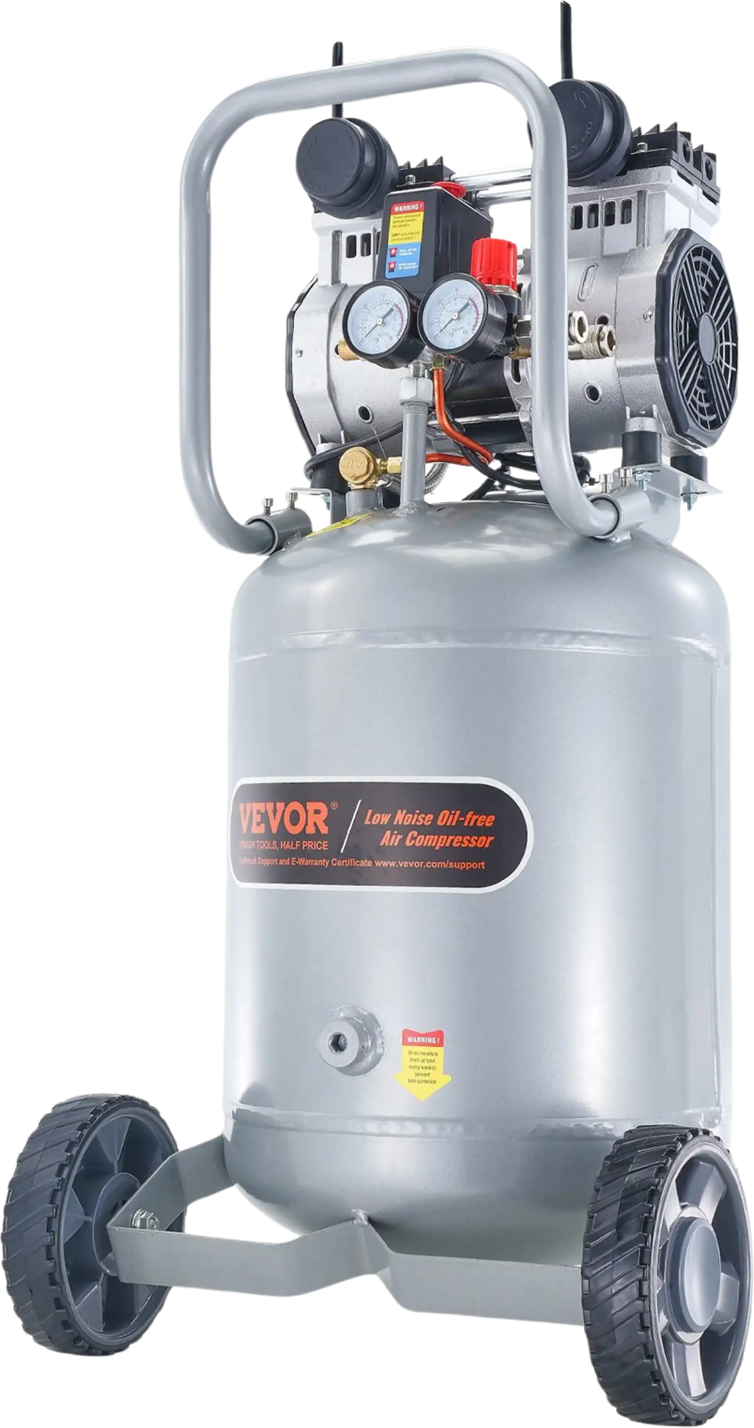 Vevor Air Compressor 13 Gal. 2HP 4.6SCFM @ 90 PSI Oil Free Ultra-Quiet New