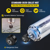 Vevor Spindle Motor Air Cooled with ER20 Collet for CNC Router 2.2kW 24000 RPM 220V New