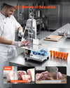 Vevor Electric Meat Bandsaw with 12.4 x 18.1 in. Workbench 0-4.3 in. Cut Thickness 1100W New