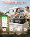 Vevor LiFePO4 Lithium Battery 24V 100Ah Built-in 50A BMS 2560Wh Bluetooth New