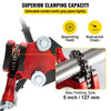 VEVOR Tripod Pipe Chain Vise, 1/8\"-5\" Pipe Capacity, 36.4“ Length Chain Vise Stand with Portable Folding Steel Legs, for Grabbing, Supporting and Bending Pipes in Factory, Workshop and Home
