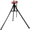 VEVOR Tripod Pipe Chain Vise, 1/8\"-5\" Pipe Capacity, 36.4“ Length Chain Vise Stand with Portable Folding Steel Legs, for Grabbing, Supporting and Bending Pipes in Factory, Workshop and Home
