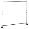 VEVOR 10 x 8 Ft Backdrop Banner Stand Adjustable Height and Width Newest Step and Repeat for Trade Show Wall Exhibitor Photo Booth Background