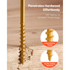 VEVOR Wood Screws 350 PCS, #10 x 3-Inch Anti-Rust Coated, Exterior Deck Screw Torx/T25 Star Drive, Metal Rust-Resistant Outdoor Decking Screws with 2 Screw Connectors, for Decking Fencing Framing