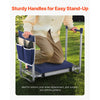 VEVOR Garden Kneeler and Seat, 11 in Wide Thick Kneeling Pad, Heavy Duty Garden Kneeling Stool, Folding Garden Seat with 1 Tool Bag, Relieve Knee & Back Pain, Non-Slip Garden Bench for Grandparents