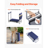 VEVOR Garden Kneeler and Seat, 11 in Wide Thick Kneeling Pad, Heavy Duty Garden Kneeling Stool, Folding Garden Seat with 1 Tool Bag, Relieve Knee & Back Pain, Non-Slip Garden Bench for Grandparents