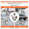 VEVOR Z-Axis Power Feed for Milling Machine, 450 in-lb Torque, 0-200RPM Adjustable Rotate Speed 120V Power Table Feed Mill Feeder, for Bridgeport Some Knee Type Mills with a 5/8" End Shaft Diameter