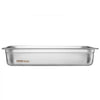 VEVOR Hotel Pan, Full Size Anti-Jam Steam Pan, 0.8mm Thick Stainless Steel Restaurant Steam Table Pan, 4-Inch Deep Commercial Table Pan, Catering Storage Food Pan, for Industrial & Scientific