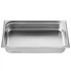 VEVOR 4 Pack Hotel Pans, Full Size Anti-Jam Steam Pan with Lid, 0.8mm Thick Stainless Steel Steam Table Pan, 4-Inch Deep Commercial Table Pan, Catering Storage Food Pan, for Industrial & Scientific