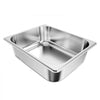 VEVOR 6 Pack Stainless Steam Hotel Pans, 1/2 Size Table Steam Pan, 4 Inch Deep Anti Jam Restaurant Supplies Reusable Rustproof Catering Storage for Home, Party, Restaurant, Hotel, Buffet