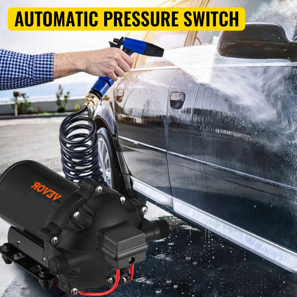 VEVOR Washdown Deck Wash Pump Kit 12v 20 Lpm 70 Psi Caravan Rv Boat Marine