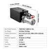 VEVOR 15 Quart Hydraulic Power Unit, Single Acting Dump Trailer Pump, 3200 PSI Max Relief Pressure & 0.91 GPM Flow Rate, DC 12V Hydraulic Pump with Metal Reservoir for Dump Trailer Car Lifting