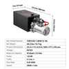VEVOR 10 Quart Hydraulic Power Unit, Single Acting Dump Trailer Pump, 3200 PSI Max Relief Pressure & 0.91 GPM Flow Rate, DC 12V Hydraulic Pump with Metal Reservoir for Dump Trailer Car Lifting