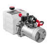 VEVOR 4 Quart Hydraulic Power Unit, Single Acting Dump Trailer Pump, 3200 PSI Max Relief Pressure & 0.91 GPM Flow Rate, DC 12V Hydraulic Pump with Metal Reservoir for Dump Trailer Car Lifting