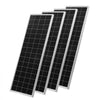 VEVOR 400W 12V Complete Solar Power Kit, 4PCS 100W Monocrystalline Solar Panels + 12.8V 200Ah LiFePO₄ Battery + 40A MPPT Charge Controller + 2000W Power Inverter for RV Home Camping Boats Off-Grid