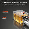VEVOR 12 Quart Hydraulic Pump, Double Acting Dump Trailer Pump, 3200PSI Max Relief Pressure, 0.91 GPM Flow Rate, DC12V 1.6KW Hydraulic Power Unit for Dump Trailer Car Lifting (Horizontal Installation)