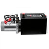 VEVOR 12 Quart Hydraulic Pump, Double Acting Dump Trailer Pump, 3200PSI Max Relief Pressure, 0.91 GPM Flow Rate, DC12V 1.6KW Hydraulic Power Unit for Dump Trailer Car Lifting (Horizontal Installation)