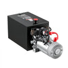 VEVOR 12 Quart Hydraulic Pump, Double Acting Dump Trailer Pump, 3200PSI Max Relief Pressure, 0.91 GPM Flow Rate, DC12V 1.6KW Hydraulic Power Unit for Dump Trailer Car Lifting (Horizontal Installation)
