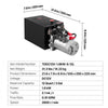 VEVOR 12 Quart Hydraulic Power Unit, Double Acting Dump Trailer Pump, 3200 PSI Max Relief Pressure & 0.91 GPM Flow Rate, DC 12V Hydraulic Pump with Metal Reservoir for Dump Trailer Car Lifting