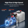 VEVOR 3 Quart Hydraulic Pump, Double Acting Dump Trailer Pump, 3200PSI Max Relief Pressure & 0.91 GPM Flow Rate, DC12V 1.6KW Hydraulic Power Unit for Dump Trailer Car Lifting (Horizontal Installation)