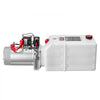 VEVOR 6 Quart Hydraulic Pump, Double Acting Hydraulic Trailer Pump, 3200PSI Max Relief Pressure, 0.91GPM Flow Rate, DC12V 1.6KW Power Unit for Dump Trailer Car Lifting (Horizontal Installation)