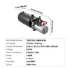 VEVOR 8 Quart Hydraulic Power Unit, Double Acting Dump Trailer Pump, 3200 PSI Max Relief Pressure & 0.91 GPM Flow Rate, DC 12V Hydraulic Pump with Metal Reservoir for Dump Trailer Car Lifting