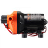VEVOR 12V Diaphragm Pump, 3 GPM (11.36 L/min), 4-Chamber 12 Volt DC Water Pump with Automatic Pressure Switch 40-100 PSI Adjustable, 55 PSI, 1/2'' MNPT Port, for RV Yacht Food Truck Camper Marine