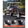 VEVOR 2-Pack Trailer Tire Rim Assembly 4.80-12 with 5 Lug on 4.5 in PCD, 6 Ply Load Range C Trailer Tire on 12" White Rims, 2.8 in Center Bore, Max Load 990LBS 90PSI for Utility/Boat/Camper Trailers
