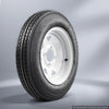 VEVOR 2-Pack Trailer Tire Rim Assembly 4.80-12 with 4 Lug on 4 in PCD, 6 Ply Load Range C Trailer Tire on 12" White Rims, 2.8 in Center Bore, Max Load 990LBS 90PSI for Utility/Boat/Camper Trailers
