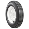 VEVOR 2-Pack Trailer Tire Rim Assembly 5.30-12 with 5 Lug on 4.5 in PCD, 6 Ply Load Range C Trailer Tire on 12" White Rims, 2.8 in Center Bore, Max Load 1050LBS 80PSI for Utility/Boat/Camper Trailers