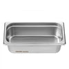 VEVOR 6 Pack Hotel Pans, 1/3 Size Anti-Jam Steam Pan, 0.8mm Thick Stainless Steel Restaurant Steam Table Pan, 4-Inch Deep Commercial Table Pan, Catering Storage Food Pan, for Industrial & Scientific