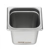 VEVOR 6 Pack Hotel Pans, 1/6  Size Anti-Jam Steam Pan, 0.8mm Thick Stainless Steel Restaurant Steam Table Pan, 6-Inch Deep Commercial Table Pan, Catering Storage Food Pan, for Industrial & Scientific