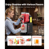 VEVOR Slushie Machine, 6L/1.6Gal Commercial Slushy Maker, Frozen Drink Maker with Self-Cleaning, Margarita Machine for Restaurants Bars Party for Slushie, Margaritas, Milkshake & More
