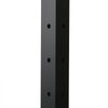 VEVOR Cable Railing Post, 42x2x2 Inch Corner Railing Post, with L-Shaped Pre-Drilled Holes, Stainless Steel Cable Rail Post with Horizontal and Curved Bracket, 1-Pack, Black, 1JZLGZXHS1065S1EW001V0