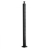 VEVOR Cable Railing Post, 42x2x2 Inch Corner Railing Post, with L-Shaped Pre-Drilled Holes, Stainless Steel Cable Rail Post with Horizontal and Curved Bracket, 1-Pack, Black, 1JZLGZXHS1065S1EW001V0