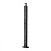 VEVOR Cable Railing Post, 36x1x2 Inch Level Deck Stair Posts, 1-Pack Stainless Steel Cable Handrail Post, Pre-Drilled Pickets with Mounting Bracket Stair Railing Kit, Black, 1JZLGZXHS914LZA6X001V0