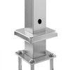 VEVOR Cable Railing Post, 42x2x2 Inch Level Deck Stair Posts, 1-Pack Stainless Steel Cable Handrail Post, Pre-Drilled Pickets with Mounting Bracket Stair Railing Kit, Silver, 1JZLGZXYS1061EF8W001V0