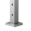VEVOR 1-Pack Cable Railing Post, 36x2x2 In Horizontal-Hole Deck Railing Post with Pre-Drilled Holes, Stainless Steel Cable Rail Post with Horizontal and Curved Bracket, Silver, 1JZLGZXYS91466KZK001V0