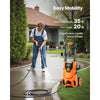 VEVOR Electric Pressure Washer, Max 2000 PSI and 2.8 GPM, High Power Pressure Cleaning Machine with 4 Quick Connect Nozzles and a Foam Cannon, Ideal for Cars/Fences/Driveways/Patios/Home Cleaning