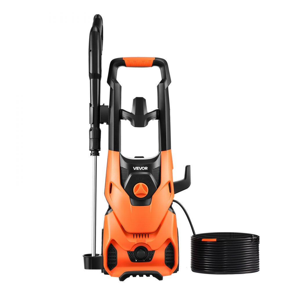 VEVOR Electric Pressure Washer, Max 2000 PSI and 2.8 GPM, High Power Pressure Cleaning Machine with 4 Quick Connect Nozzles and a Foam Cannon, Ideal for Cars/Fences/Driveways/Patios/Home Cleaning