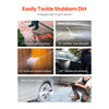 VEVOR Electric Pressure Washer, Max 2700 PSI and 1.8 GPM, High Power Pressure Cleaning Machine with 4 Quick Connect Nozzles and a Foam Cannon, Ideal for Cars/Fences/Driveways/Patios/Home Cleaning