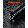 VEVOR 10PCS 59 in (1500 mm) T Slot 2020 Aluminum Extrusion Profile, European Standard Anodized Linear Rail, High-Strength Extruded Aluminum Rail for 3D Printer, CNC Machine DIY, Laser Engraving, Black