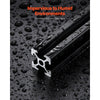 VEVOR 10PCS 47.2 in (1200mm) T Slot 2020 Aluminum Extrusion Profile, European Standard Anodized Linear Rail, High-Strength Extruded Aluminum Rail for 3D Printer, CNC Machine DIY, Laser Engraving, Black