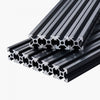 VEVOR 10PCS 47.2 in (1200mm) T Slot 2020 Aluminum Extrusion Profile, European Standard Anodized Linear Rail, High-Strength Extruded Aluminum Rail for 3D Printer, CNC Machine DIY, Laser Engraving, Black