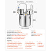 VEVOR Alcohol Still, 8 GAL/ 30L Alcohol Distiller with Thumper Keg, Dual-scale Thermometer, and Water Pump, Home Brewing Kit for DIY Whiskey Wine Brandy