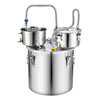VEVOR Alcohol Still, 8 GAL/ 30L Alcohol Distiller with Thumper Keg, Dual-scale Thermometer, and Water Pump, Home Brewing Kit for DIY Whiskey Wine Brandy