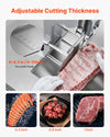 VEVOR commercial electric meat bandsaw cutting table image